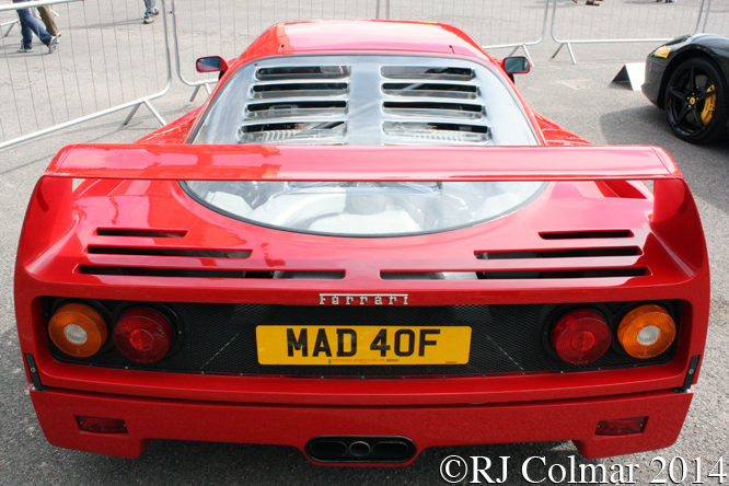 Ferrari F40, Classics at the Castle, Sherborne