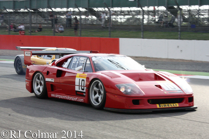 Ferrari F40 LM R, Stephani Sebastiani, Silverstone Classic