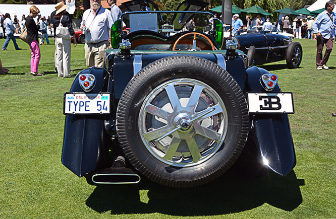 Bugatti Type 54, Quail Councours d'Elegance, Geoffrey Horton.