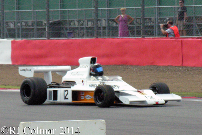 McLaren M23, Gregor Fisken, Silverstone Classic