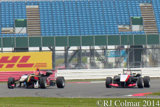 Ocon, Verstappen, Dallara F312, Silverstone
