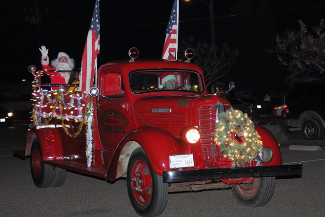 1937 Dodge Fire Truck, Farmersville Volunteer Fire Company, California,
