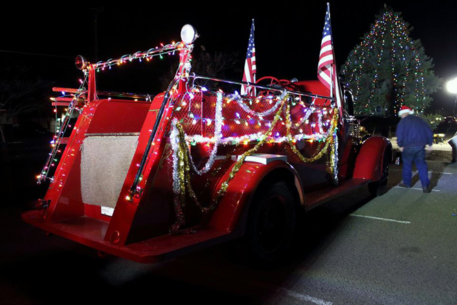 1937 Dodge Fire Truck, Farmersville Volunteer Fire Company, California,
