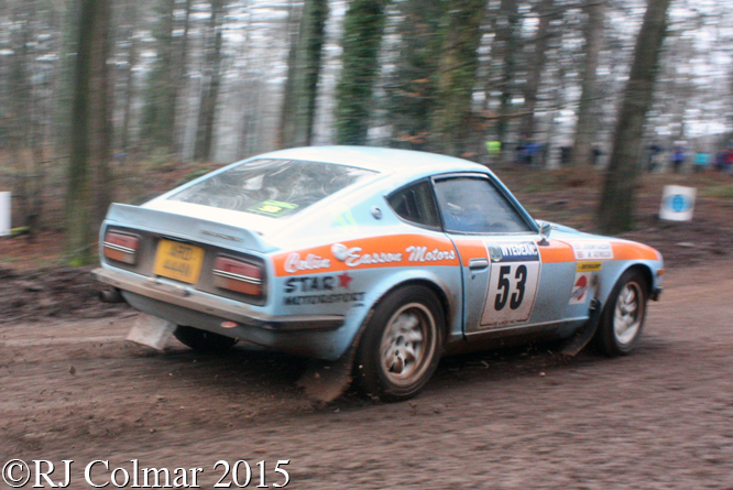 Datsun 240Z, Easson, Reynolds, Blaze Bailey, Wyedean Rally