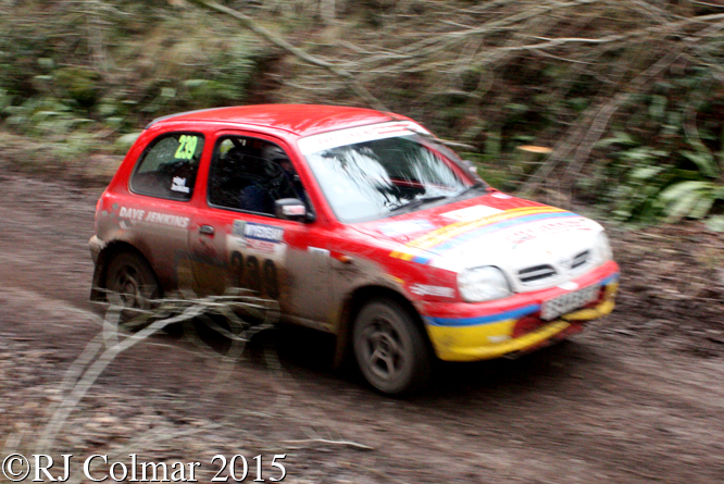 Nissan Micra, Nigel Jenkins, Kirsty Walby, Mailscot, Wyedean Forest Rally, 