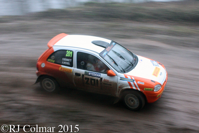 Vauxhall Corsa, Bennett, McNeil, Blaze Bailey, Wyedean Rally, 