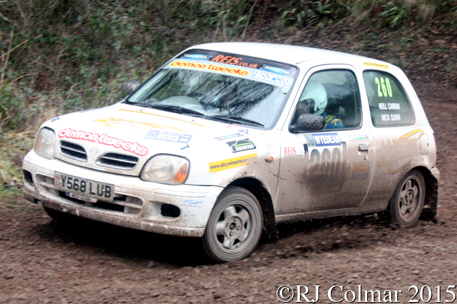 Nissan Micra, Quinn, Carmen, Mailscot, Wyedean Rally,