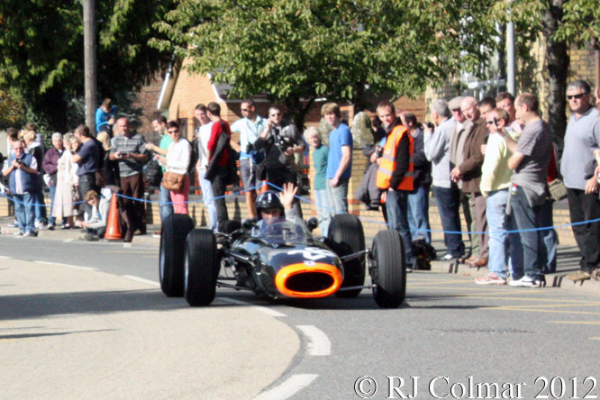 BRM P2615, Damon Hill, BRM Day, Bourne,