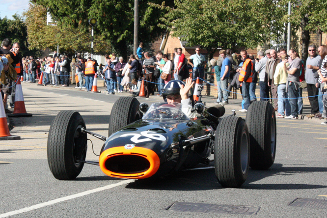 BRM P2615, Damon Hill, BRM Day, Bourne,