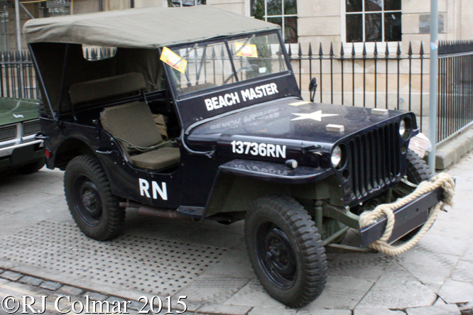 Willys MB, Avenue Drivers Club, Queen Square, Bristol, 