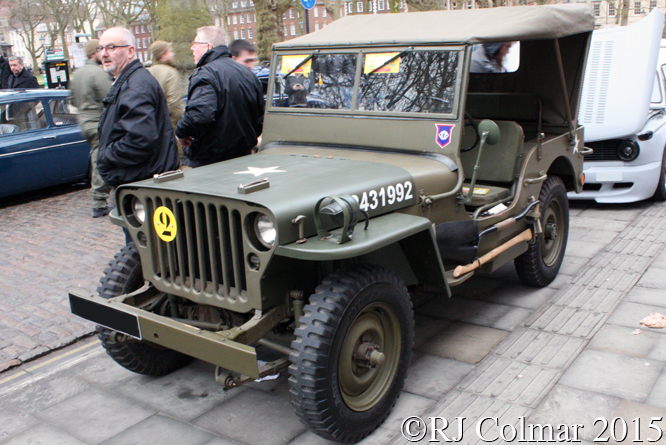 Willys MB, Avenue Drivers Club, Queen Square, Bristol, 