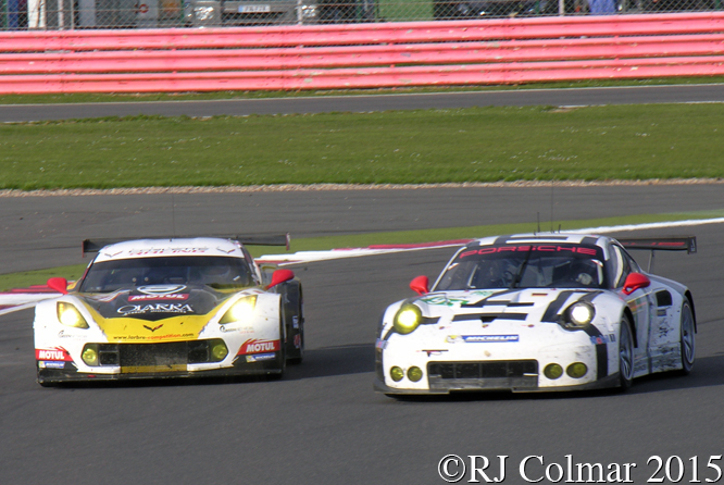 Porsche 911 RSR, Chevrolet Corvette C7, 6 Hours Of Silverstone