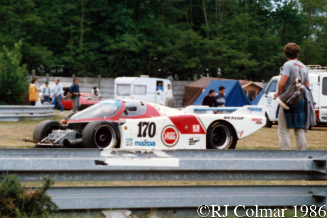 #120 Mazda 757, David Kennedy, Mark Galvin, Pierre Dieudonné, 24 Heures du Mans, Le Mans,