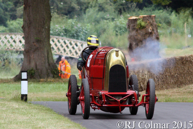 FIAT S76, Duncan Pittaway, Chateau Impney Hill Climb