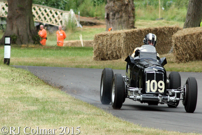 ERA R4A, James Baxter, Chateau Impney Hill Climb