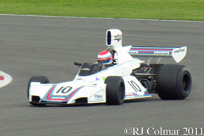 Brabham Cosworth BT42, Manfredo Rossi di Montelera, Silverstone Classic,