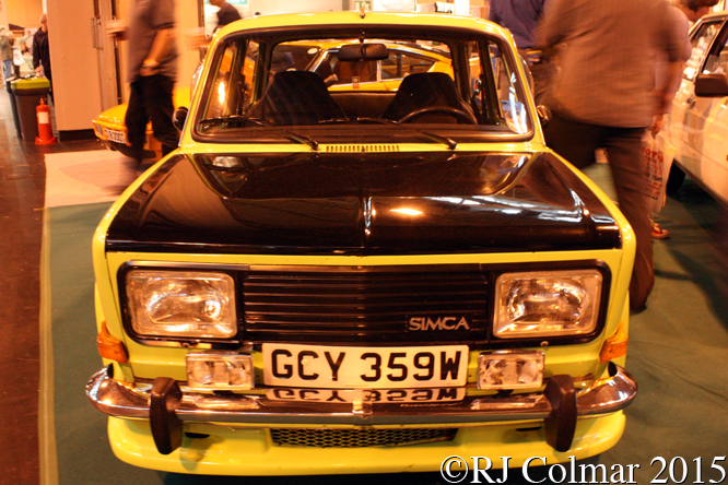 Simca 1000 Rallye 2 SRT 77, Classic Motor Show, NEC, Birmingham