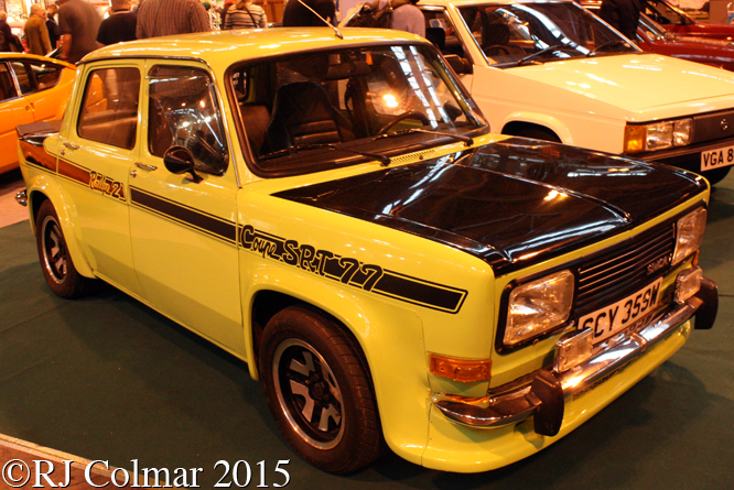 Simca 1000 Rallye 2 SRT 77, Classic Motor Show, NEC, Birmingham