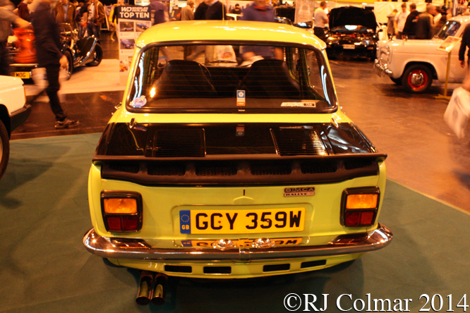 Simca 1000 Rallye 2 SRT 77, Classic Motor Show, NEC, Birmingham