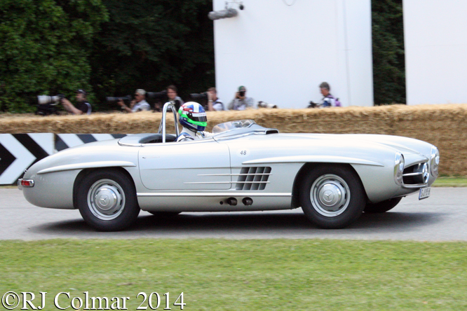 Mercedes Benz 300 SLS, Dario Franchitti, Goodwood, Festival of Speed,