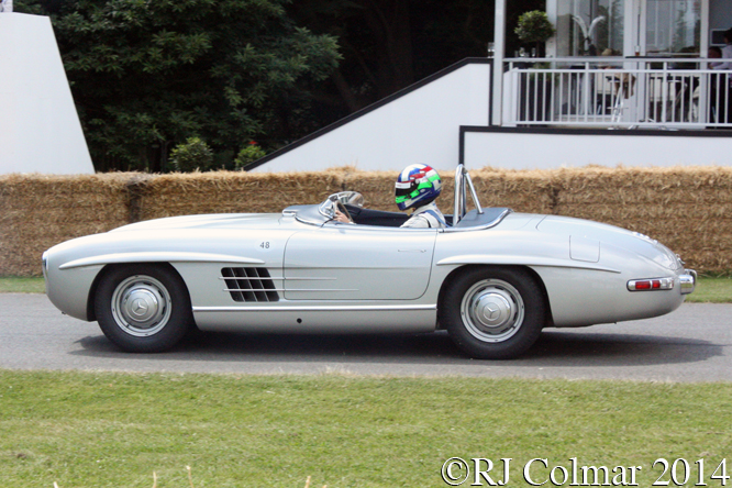 Mercedes Benz 300 SLS, Dario Franchitti, Goodwood, Festival of Speed,