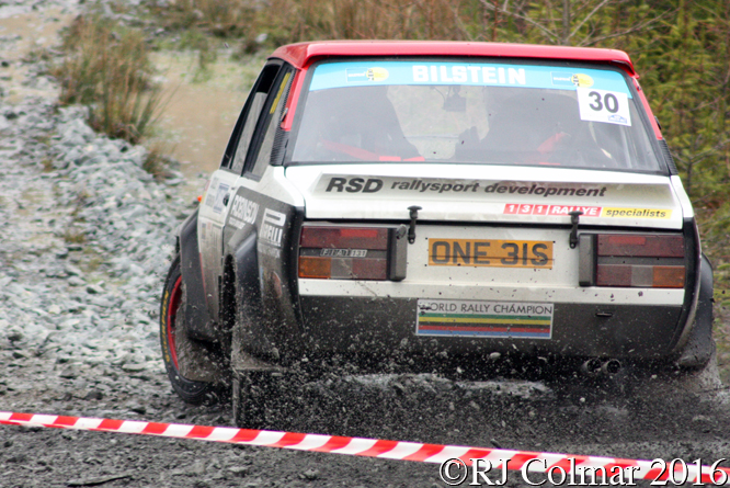 FIAT Abarth 131 Rally, Matthew Robinson, Sam Collins, Penmachno, Cambrian Rally,