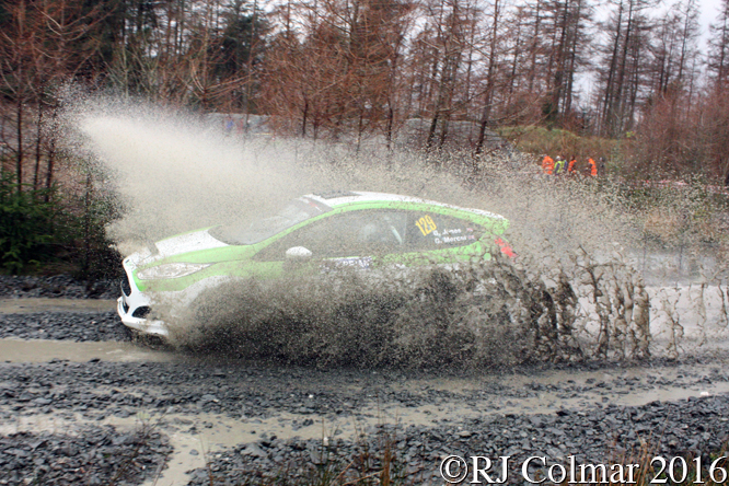 Ford Fiesta R200, Glynne Jones, Glenn Mercer, Penmachno, Cambrian Rally,