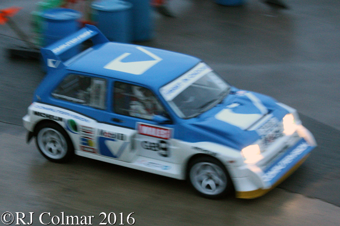 MG Metro 6R4, Driver Unkown, Legend Fires North West Stages, Blackpool Promenade, 