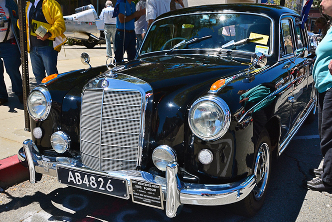 Mercedes Benz W180 220S, The Little Car Show, Pacific Grove, CA