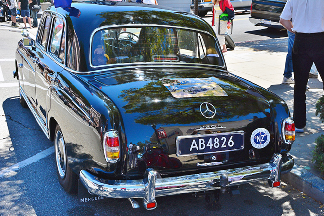 Mercedes Benz W180 220S, The Little Car Show, Pacific Grove, CA