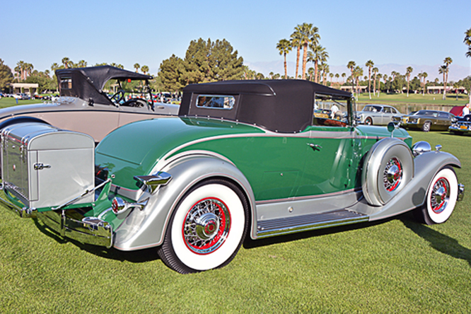 Packard Series 1005 Custom Twelve Convertible Roadster, Desert Classic Concours d'Elegance, Palm Springs