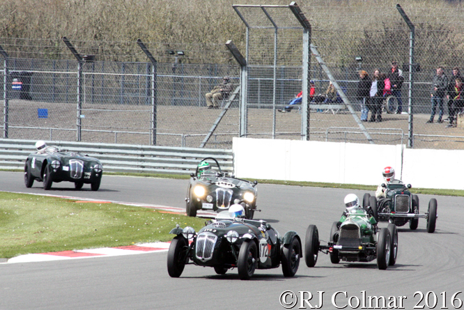 Frazer Nash Targa Florio, Ian Dalglish, VSCC Spring Start, Silverstone