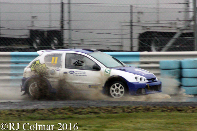 Peugeot 206, Guy  Corner, Odyssey Battery, MSA Rally Cross Championship, Pembrey