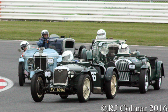 Riley 12/4 Special, James Whitmore, VSCC Spring Start, Silverstone